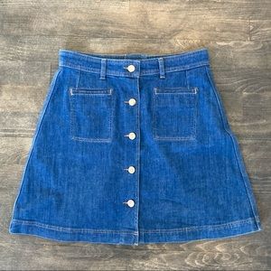 NWOT Jean skirt Massimo Duti